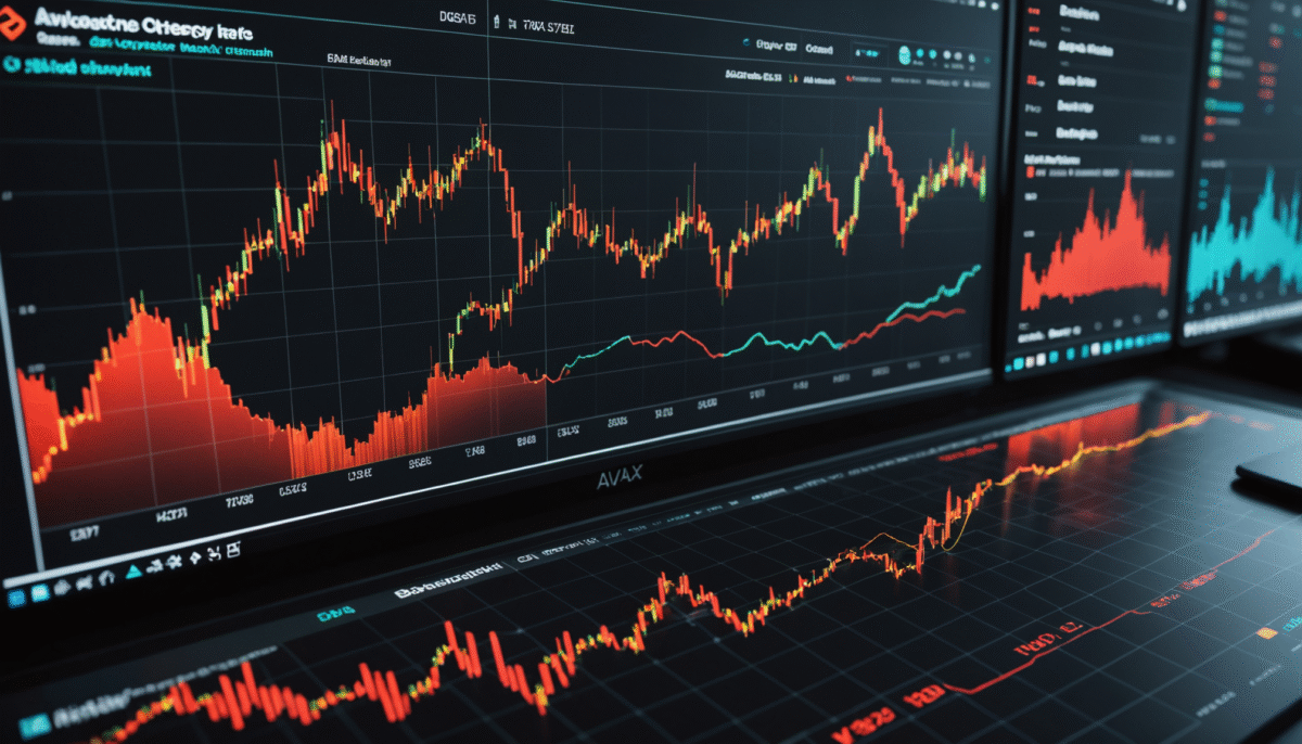découvrez l'analyse de la valeur du token avax d'avalanche, actuellement en baisse de 5%. explorez les implications d'un schéma baissier à court terme et les tendances du marché qui pourraient influencer son évolution.